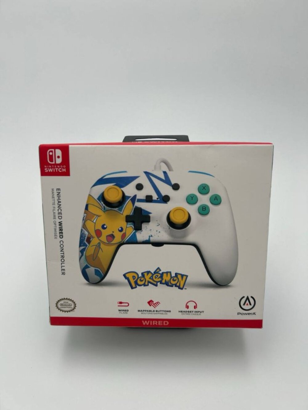 PowerA Nintendo Switch Controller Pikachu High Voltage NEW SEALED